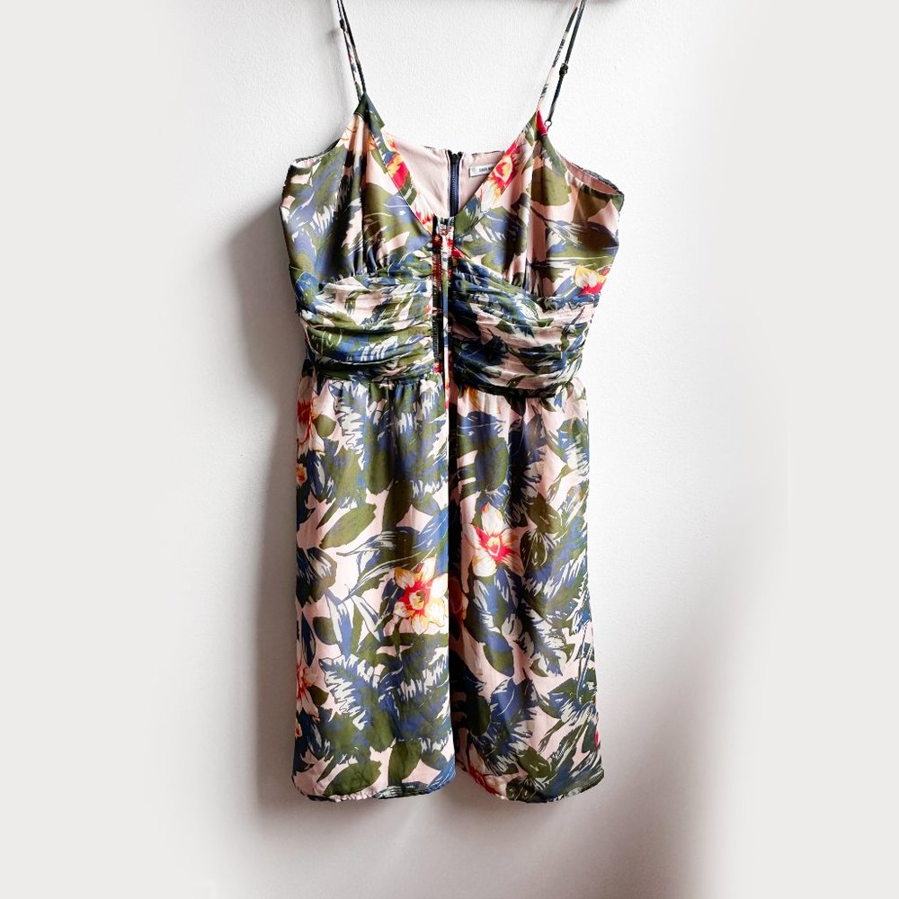 KIMCHI BLUE chiffon tropical floral